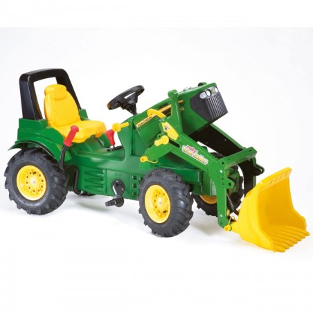 Rolly toys John Deere'i pedaalidega traktor, käigud, pumbatavad rattad 3-8 aastat