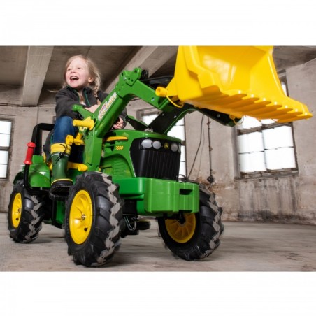 Rolly toys John Deere'i pedaalidega traktor, käigud, pumbatavad rattad 3-8 aastat