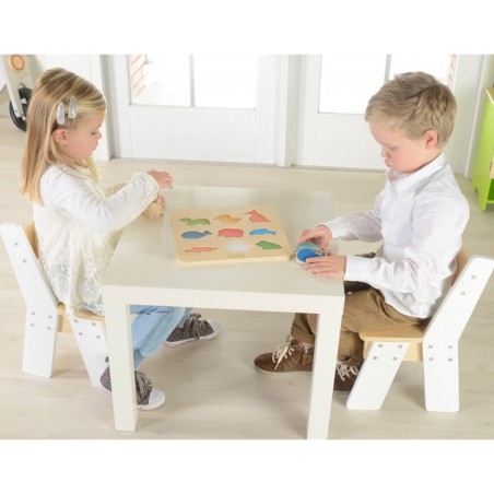 Montessori puidust kujusorteerija Masterkidz värvilised loomad