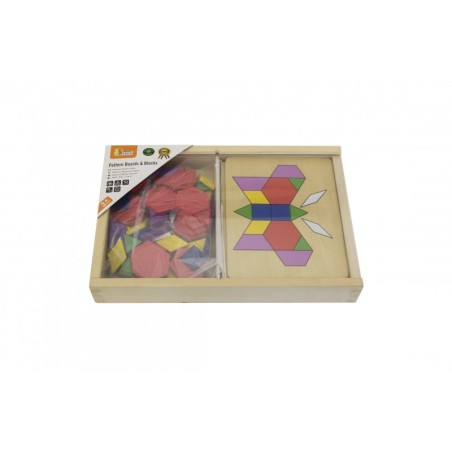 Puidust geomeetrilised mosaiigid 148 el Montessori