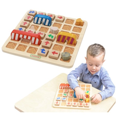 MASTERKIDZi õpetlik montessori labürindimäng Leia tee juustuni!