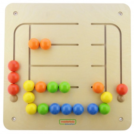 MASTERKIDZ hariv tegelustahvel helmestega labürint