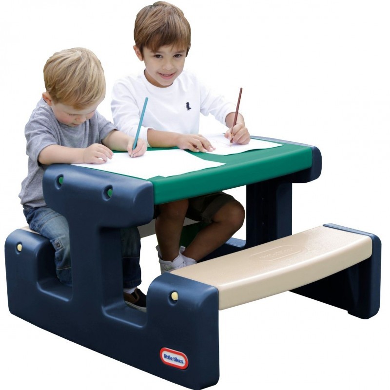 Laste piknikulaud Little Tikes Sini-roheline aeda