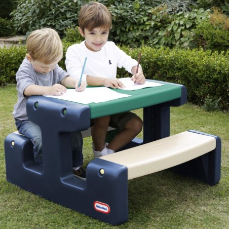 Laste piknikulaud Little Tikes Sini-roheline aeda