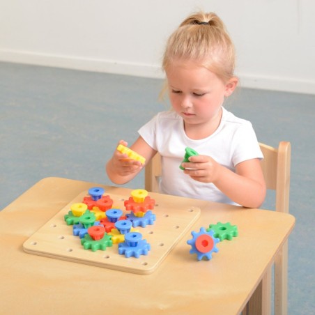 Hammasrattad. Looge oma mehhanism. Tahvel Masterkidz Montessori