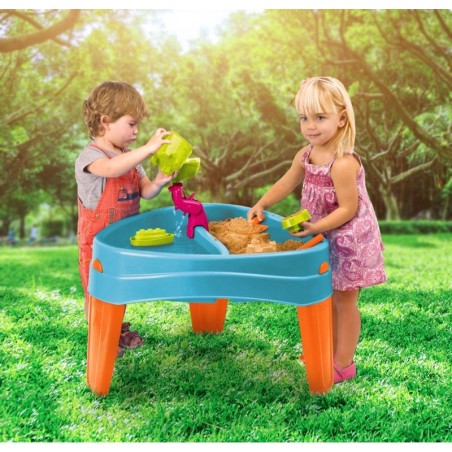 FEBER veelaud kaanega 4in1 Liivakast Piknikulaud