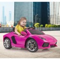 Elektriauto Lamborghini Aventador Pink elektriauto 6V 3+