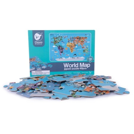 CLASSIC WORLD Pusle Maailmakaart Mandrid 48 osa