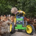 BERG Pedaal Go-Kart John Deere vaiksed rattad 2-5 aastat kuni 30 kg