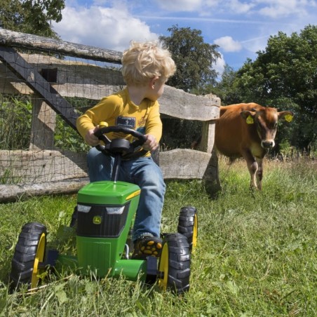 BERG Pedaal Go-Kart John Deere vaiksed rattad 2-5 aastat kuni 30 kg