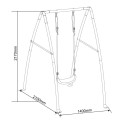 Axi Single Metal Swing ühene kiik