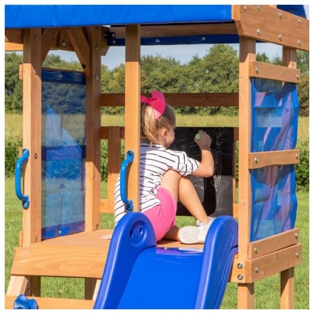 Aurora puidust mänguväljak liumägi + 2 kiike