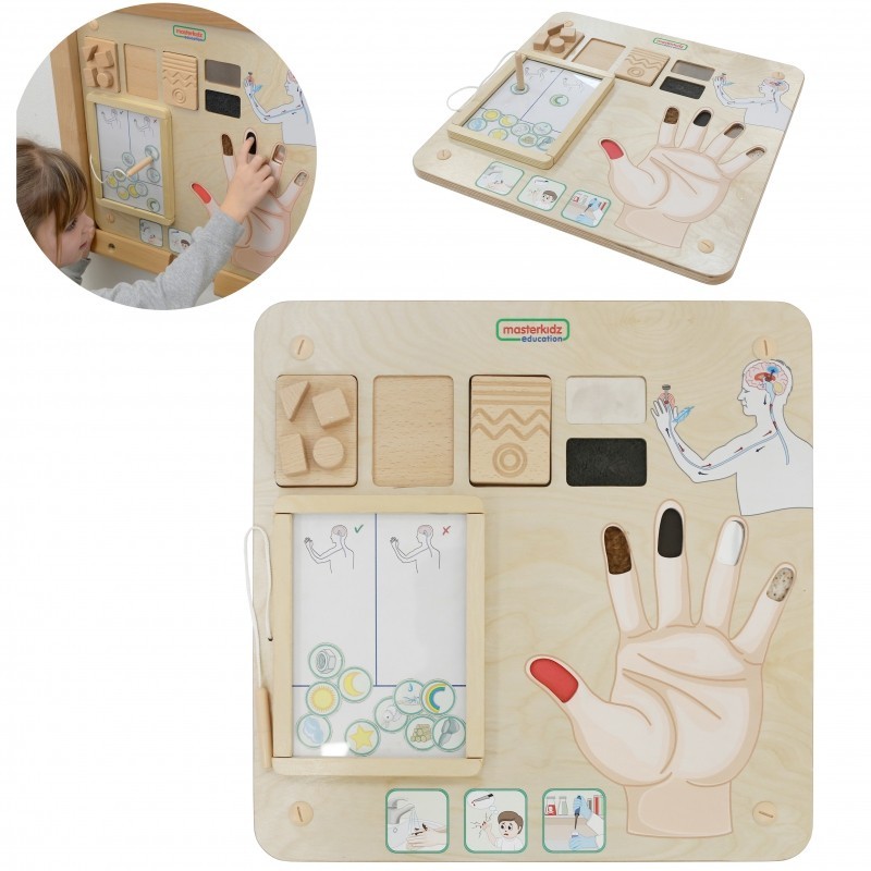 Hariv tegelustahvel MASTERKIDZ Montessori Sense of Touch