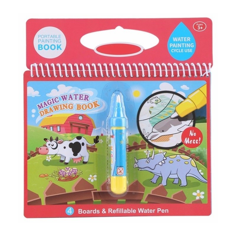 Veepliiatsiga värviraamat Farm