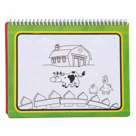 Veepliiatsiga värviraamat Farm