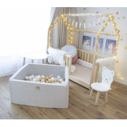Pallimeri kandiline 90x90x40 cm + 200 palli,...