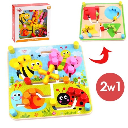 Kahepoolne puidust mäng kujundid ja loomad