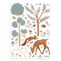 Seinakleebised JÖRO metsapuud ja loomad