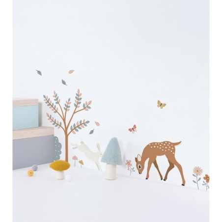 Seinakleebised JÖRO metsapuud ja loomad