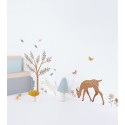 Seinakleebised JÖRO metsapuud ja loomad