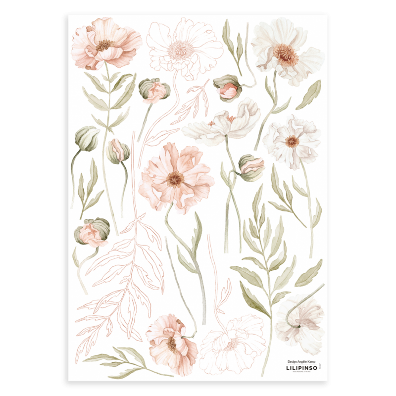 Seinakleebised ISLANDIC POPPIES