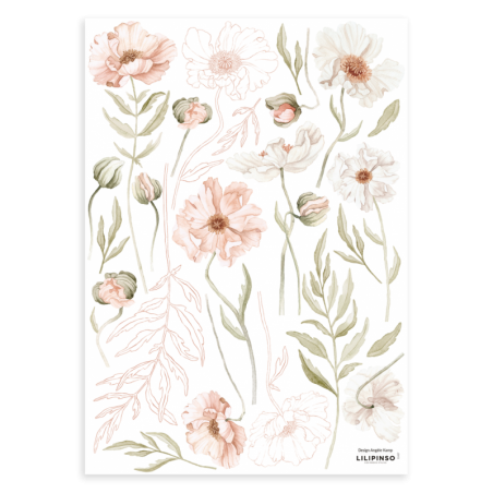 Seinakleebised ISLANDIC POPPIES