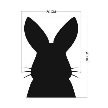 Seinakleebis kriiditahvel Rabbit