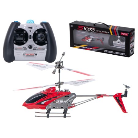 Puldiga helikopter SYMA S107G punane