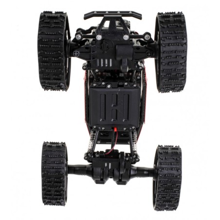 Puldiga auto RC ROCK CRAWLER 4X4 LHC012 CAR 2IN1 punane