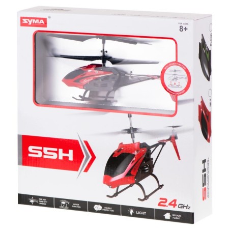 Puldiga helikopter SYMA S5H 2.4GHZ RTF RC punane