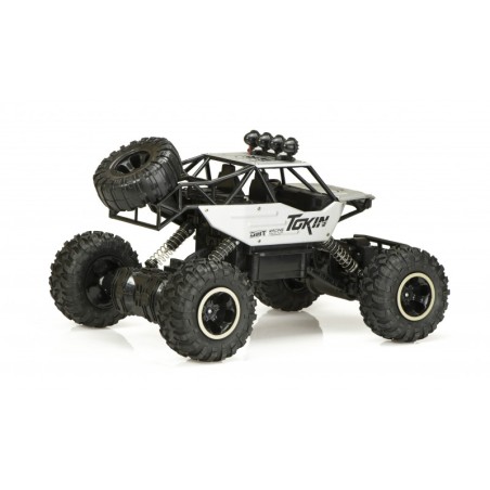 Puldiga auto RC ROCK CRAWLER 1:12 4WD hõbe