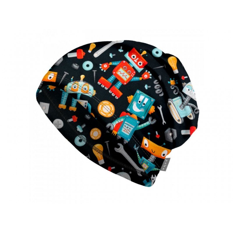 Fliismüts beanie, robotid