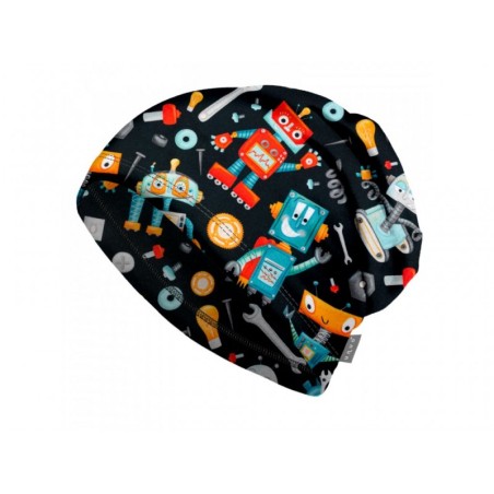 Fliismüts beanie, robotid