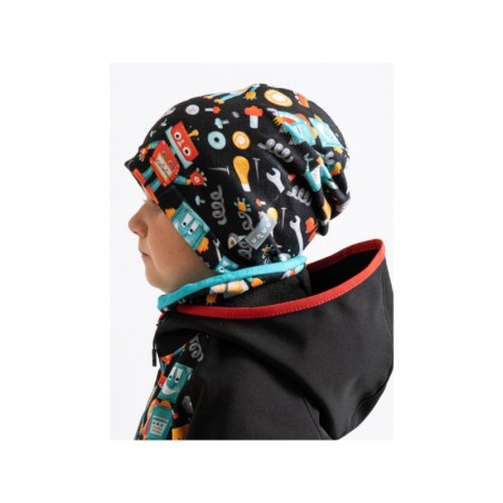 Fliismüts beanie, robotid