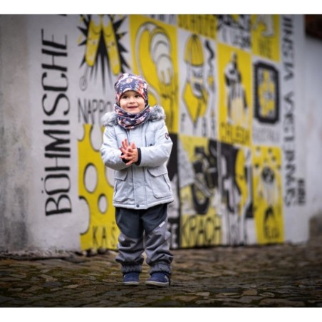 Soojad talvepüksid väikelastele Sherpa light, grey tan