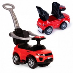 Tõukeauto 3in1 mänguauto, punane