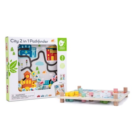 Arendav puslemäng 2in1 prügisorteerimine / linn