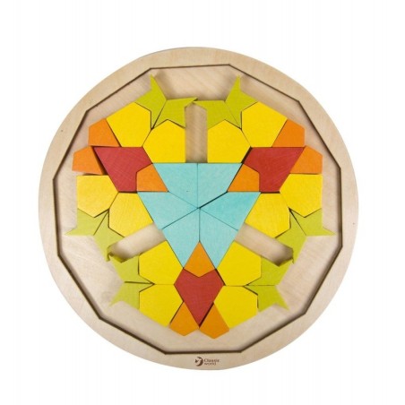 Montessori pusle tangram mustrid