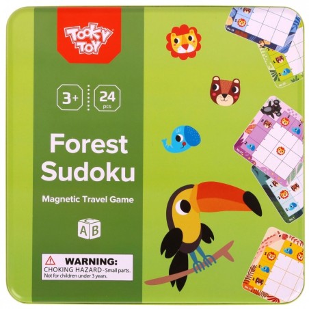 Loomade sudoku mäng lastele Forest