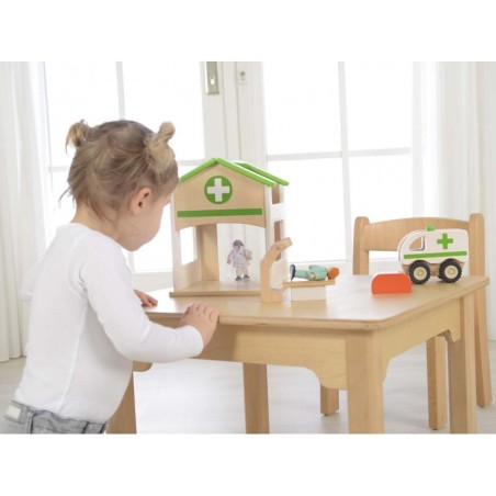 Puidust mini haigla komplekt