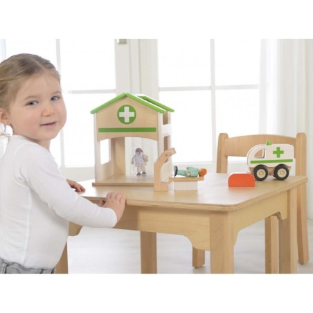 Puidust mini haigla komplekt