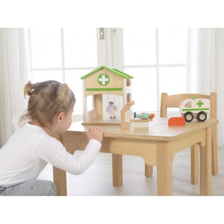 Puidust mini haigla komplekt