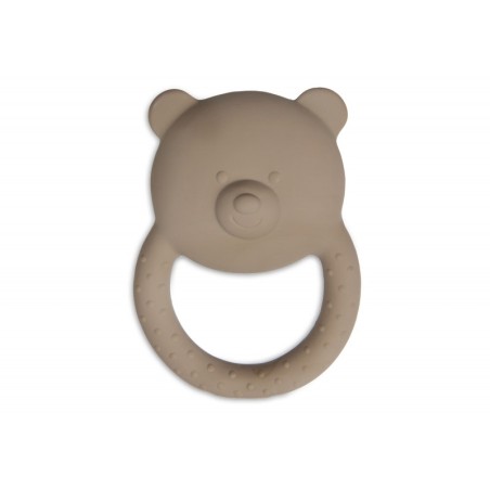 Looduslikust kummist närimisrõngas Teddy Bear - Biscuit
