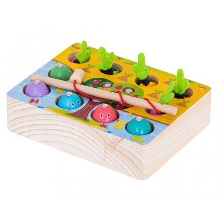 Magnetiline mäng, püüa putukaid ja köögivilju