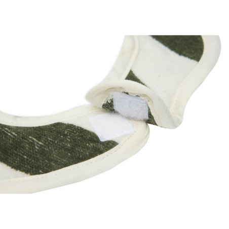 Beebipõll, 2 tk, Stripes Terry Leaf Green GOTS