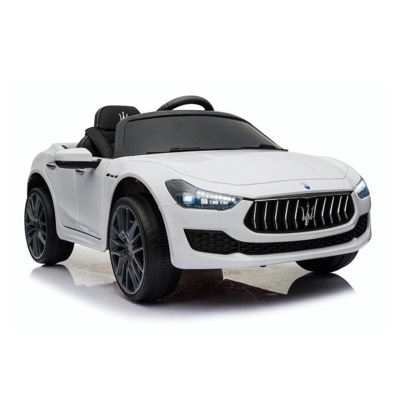 Elektriauto Maserati Ghibli, 12v, valge