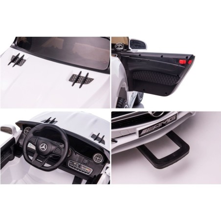 Elektriauto Mercedes SL63 AMG 12v small edition, valge