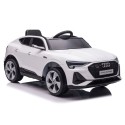Elektriauto Audi e-tron 12v, muusika, nahkiste, valge