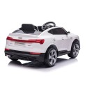 Elektriauto Audi e-tron 12v, muusika, nahkiste, valge