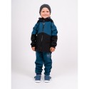 Laste softshell jope ilma voodrita 110/116, cobalt/must